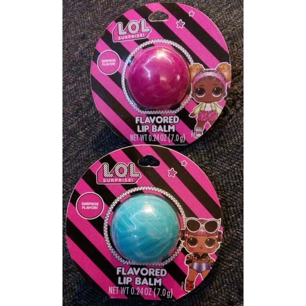 Lip Balm & Treatments 6 piece Set - Trolls, Peeps, L.O.L. Surprise, Emoji-New - Picture 4 of 12